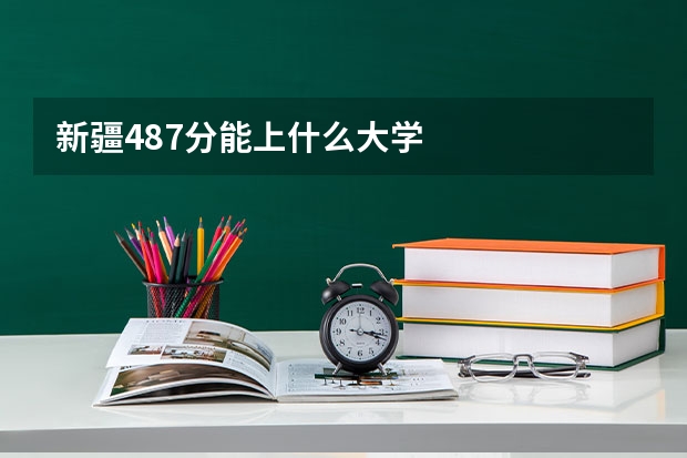 新疆487分能上什么大学
