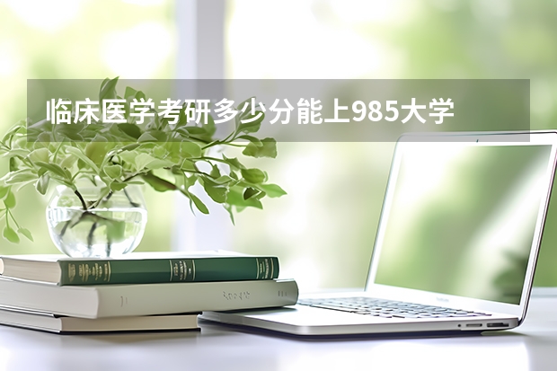 临床医学考研多少分能上985大学