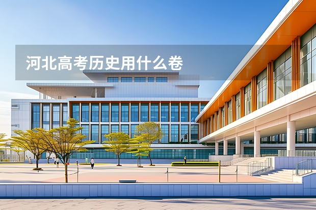 河北高考历史用什么卷
