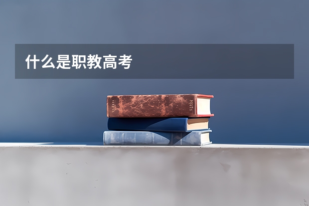 什么是职教高考