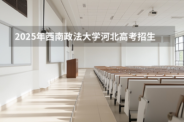 2025年西南政法大学河北高考招生计划（2026参考）