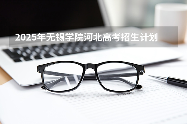 2025年无锡学院河北高考招生计划（2026参考）