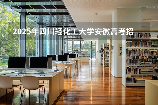 2025年四川轻化工大学安徽高考招生计划（2026参考）