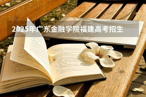 2025年广东金融学院福建高考招生计划人数汇总（2026参考）